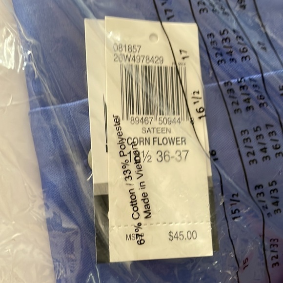 Mens Arrow classic fit dress shirt - Picture 2 of 2